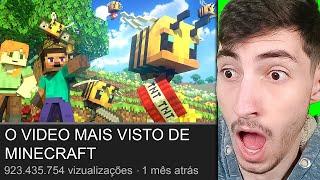 Os VÍDEOS mais VISTOS de Minecraft...