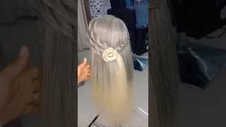 Easy beautiful hairstyle tutorial  hairstyle video #youtubeshorts #hair #hairstyle