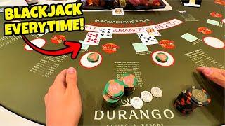 I Couldn't Stop Winning at The Blackjack Tables IN LAS VEGAS!