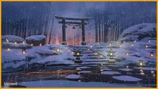 Japanese Winter Ambient with Flute Sounds Background [Sleep, Meditation, Study, Soothing Relaxation]