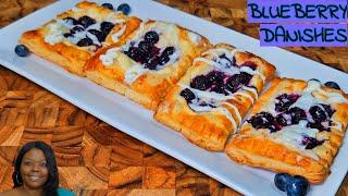 Mouth-watering Homemade Blueberry Danishes, Quick And Easy Recipe