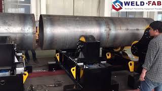 Weld-Fab Self Aligning Welding Rotator With Motorized Moving