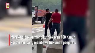 Padah gaduh di plaza tol