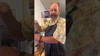 Captain Wingnut is live making Apple Cider Vinegar