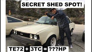 SECRET SHRED SPOT! 1981 COROLLA is straight BUSINESS! TE72 KE70 3TC