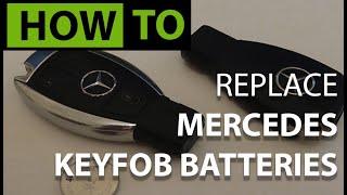 HOW TO Mercedes Key Battery Replacement