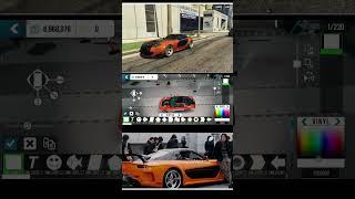 Making Hans Mazda rx7 in car Parking multiplayer  #carart #shorts