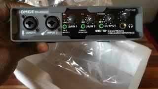 BOMGE BMG22, audio interface, sound card