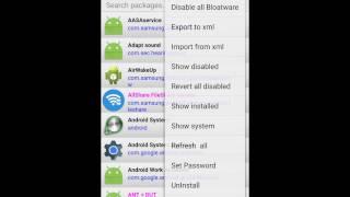 Package Disabler PRO (Remove bloatware from Samsung)