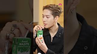JACKSON WANG tries Indian foods & drinks ft. Sakshma