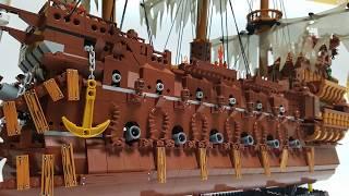 lepin 16016 Pirates of the Caribbean : Flying Dutchman Upgrade Custom