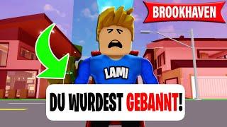 Brookhaven, ABER ich wurde GEBANNT von JEDEM HAUS! (Roblox Brookhaven RP | Story Deutsch)