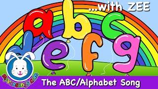 The Alphabet Song with lyrics | Nursery Rhymes