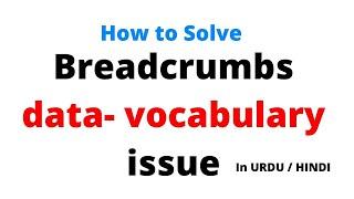 How to Fix Breadcrumbs Error Data Vocabulary Issue In Blogger | Google Search Console |