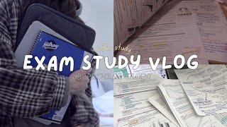 Ep.1 - Exam Study Vlog | Who knew I'd be cramming until the very end | 48hr pre-exam journey 