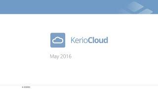 Kerio Cloud - Cloud services brought to you by Kerio