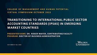 Transitioning to International Public Sector Accounting Standards (IPSAS) in Emerging Market Countri