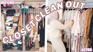 EXTREME CLOSET CLEAN OUT 2020 + ORGANIZATION TIPS FOR SMALLER SPACES | Aysha Harun
