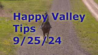 Hong Kong Horse Racing Tips 9/25/2024 - Happy Valley