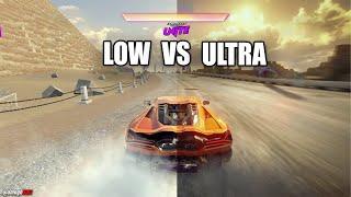 Finally better graphics settings! LOW vs ULTRA graphics compared - Asphalt Legends Unite - amogh0102