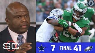 "Eagles are winning Super Bowl!" - Booger McFarland on Saquon Barkley & Philly beat Cowboys 41-7