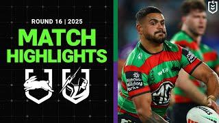 2025 NRL Match Highlights | Rabbitohs v Storm | Round 16