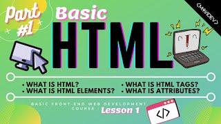 HTML Tutorial for Beginners | Basic HTML - Part 1 (Tagalog - Filipino Style)