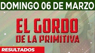 Resultado del sorteo El Gordo de la Primitiva del Domingo 6 de Marzo del 2022.