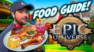 EPIC UNIVERSE FOOD GUIDE! EVERYTHING YOU NEED TO KNOW