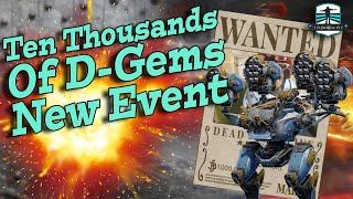 TEN THOUSANDS OF D-GEMS - Big New Rocket Monkey Event - War Robots