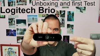 Logitech Brio | Unboxing and very first impression using OBS