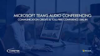 Audio Conferencing & Communication Credits in Microsoft Teams