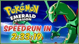 Pokemon Emerald SPEEDRUN in 2 HOURS and 33 Minutes!