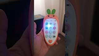 CARROT LEARNING PHONE TOY #digitallearning #ducksounds #soundeffects #phonetoy