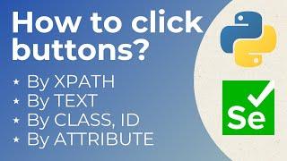 How to Click A Button in Selenium Python