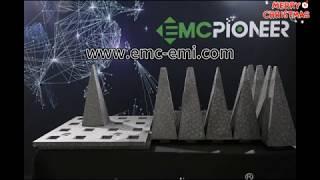 Polystyrene absorber for EMC Chamber