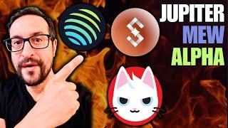 Jupiter, Cat In A Dogs World (MEW), and Alpha: Hot Altcoins to Watch & TA