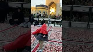 Nick wears his jacketinside out when he comes to the shrine of Imam Reza#imamreza #jacket #cute