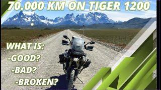 70000 Kilometer review Triumph Tiger 1200 Rally Exlorer RTW