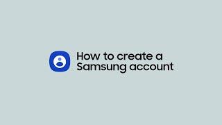 How to create a Samsung account| Samsung