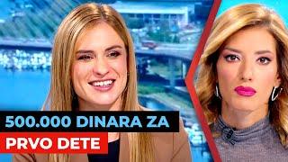 Od novembra pola miliona dinara za prvo dete | Milica Đurđević Stamenkovski | URANAK1