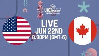 Final | USA v Canada | Full Basketball Game | FIBA U16 Women's AmeriCup 2025