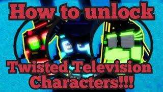 HOW TO UNLOCK THE TWISTED TELEVISION ANIMATRONICS | Return to Animatronica | FNaF World RPG | Roblox