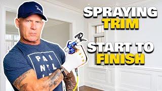 Painting Trim without BRUSH MARKS!