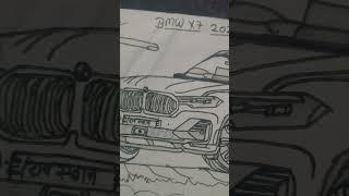 BMW X7#drawing #shorts #bmw #bmwx7 #cardrawing #jackdrawings