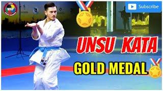 Unsu Kata ‼️ Final Match- Gold Medal#unsukata #shotokankata #wkf