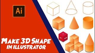 Make 3d shapes in illustrator