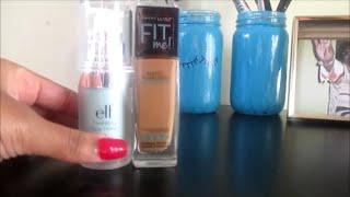 Get It Or Ditch It:Maybelline Matte+Poreless Foundation & E.L.F Hydrating Primer Review