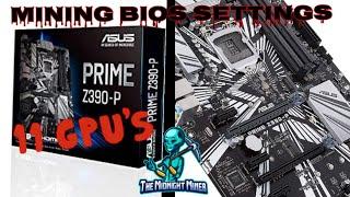 Cracking the Code: My Actual BIOS Settings for the Asus Prime Z390-P Mining Motherboard