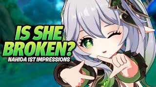 Is she a must pull? | Nahida Teams 1st Impressions